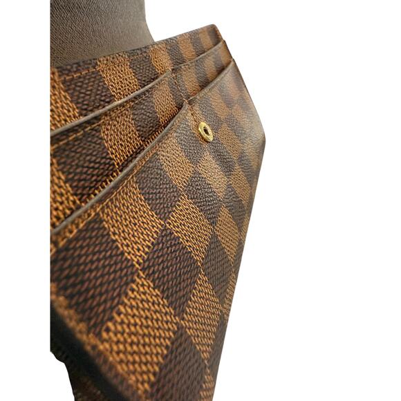 Louis Vuitton Damier Ebene Sarah Long Wallet - Picture 3 of 8